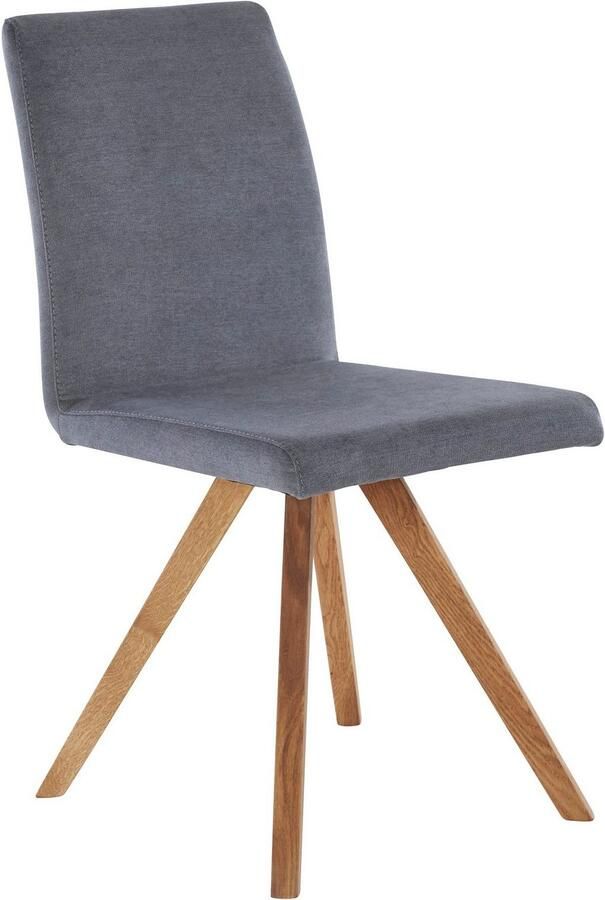 Home affaire Kuipstoel Rio Bekleding van imitatieleer of structuurstof en het frame is geolied eiken (2 stuks) - Foto 4