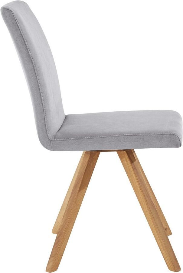 Home affaire Kuipstoel Rio Bekleding van imitatieleer of structuurstof en het frame is geolied eiken (2 stuks) - Foto 5