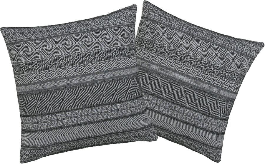 Home affaire Kussenovertrek Toscana kussenhoes passend bij de sprei toscana in maat 50x50 cm (2 stuks) - Foto 4