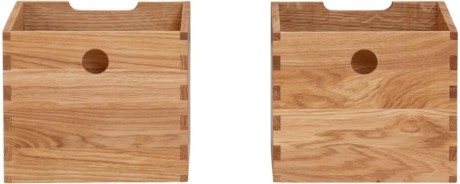 Home affaire Lade 4A4 Eiken als lade of opbergbox te gebruiken breedte 24 cm - Foto 2