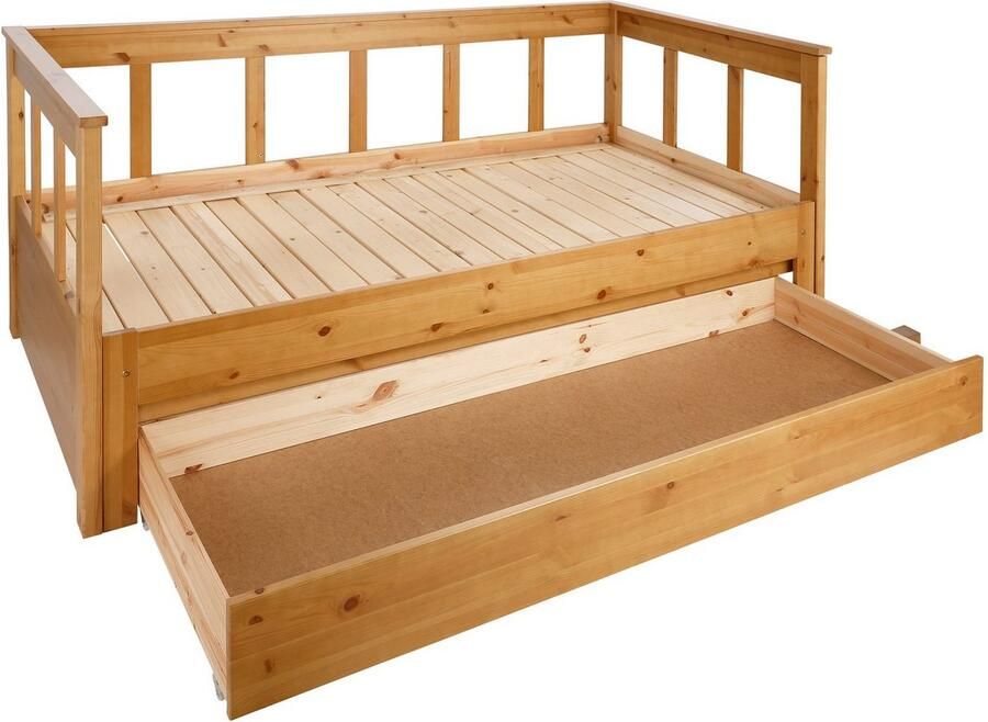Home affaire Lade "AIRA" passend bij het daybed gemaakt van massief hout (grenen) - Foto 2