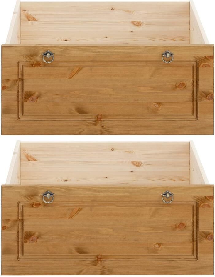 Home affaire Lade TESSIN Onderbedladen op wieltjes geschikt voor het bed Tessin (set 2 stuks)