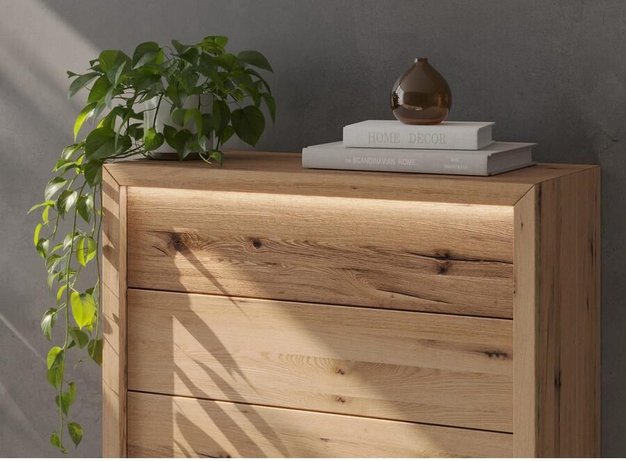 Home affaire Ladekast Ambroise Breedte 88 cm incl. LED-verlichting