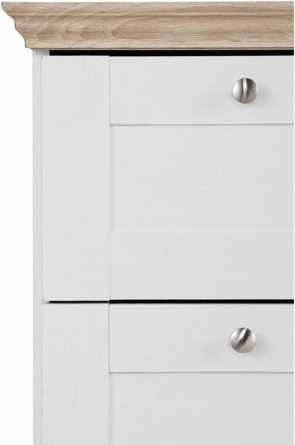 Home affaire Ladekast Binz met mooie metalen handgrepen 3 laden breedte 75 cm - Foto 7