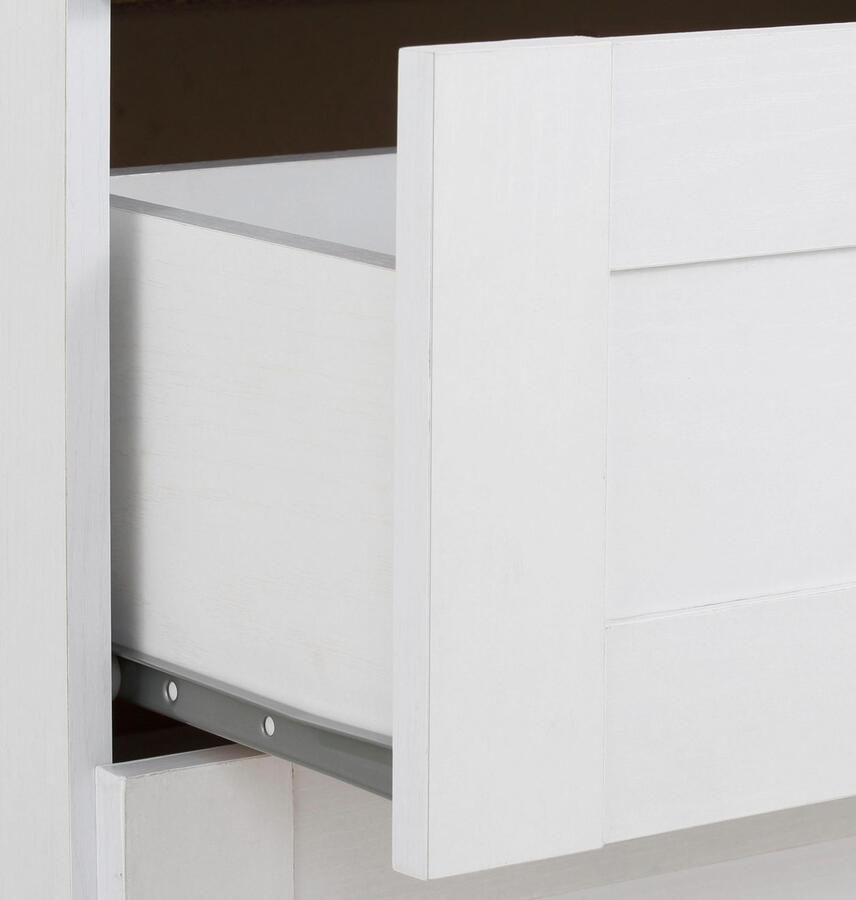Home affaire Ladekast Binz met mooie metalen handgrepen 3 laden breedte 75 cm - Foto 2