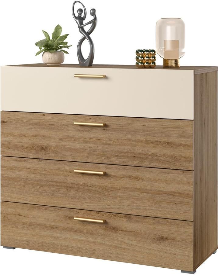 Home affaire Ladekast Bitry breedte 100 cm sideboard met lades veel opbergruimte - Foto 3
