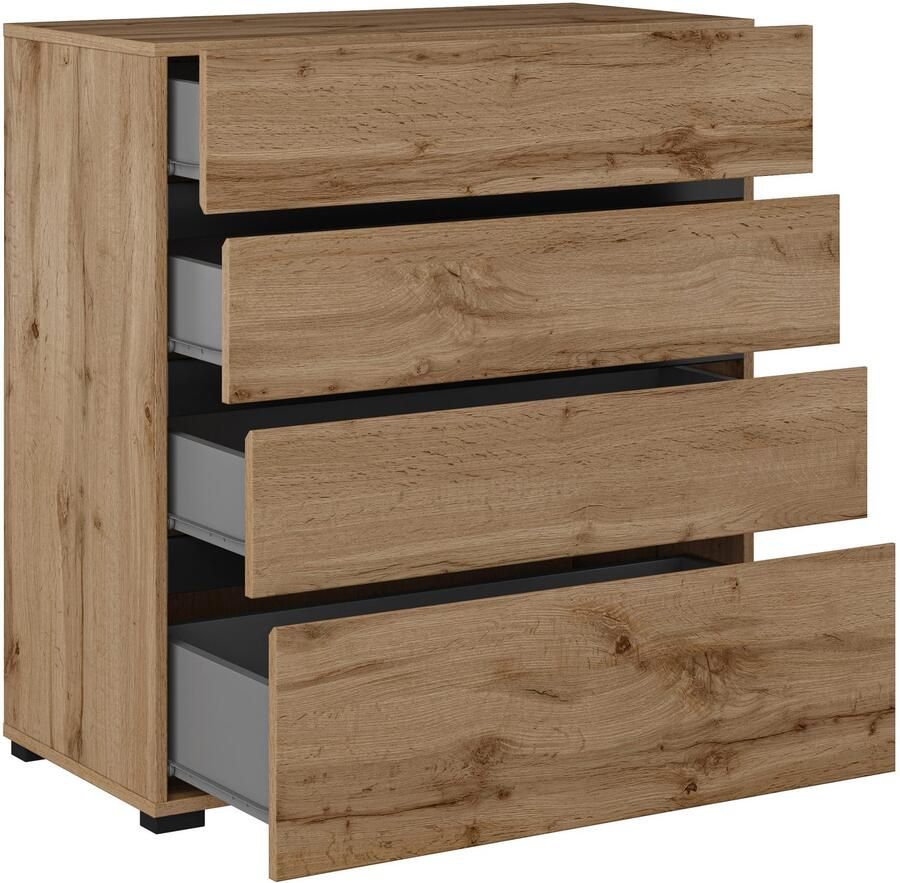 Home affaire Ladekast Cross moderne greeploze commode 80x40x85cm (Bxdxh) - Foto 5