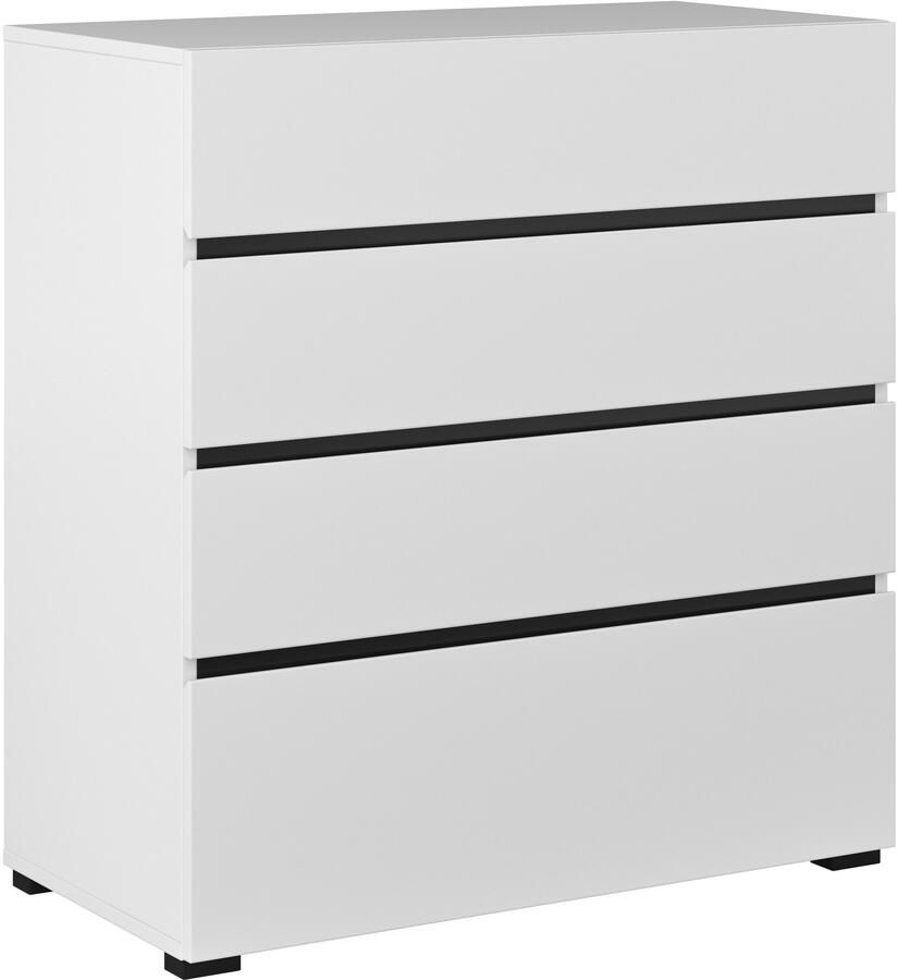 Home affaire Ladekast Cross moderne greeploze commode 80x40x85cm (Bxdxh)