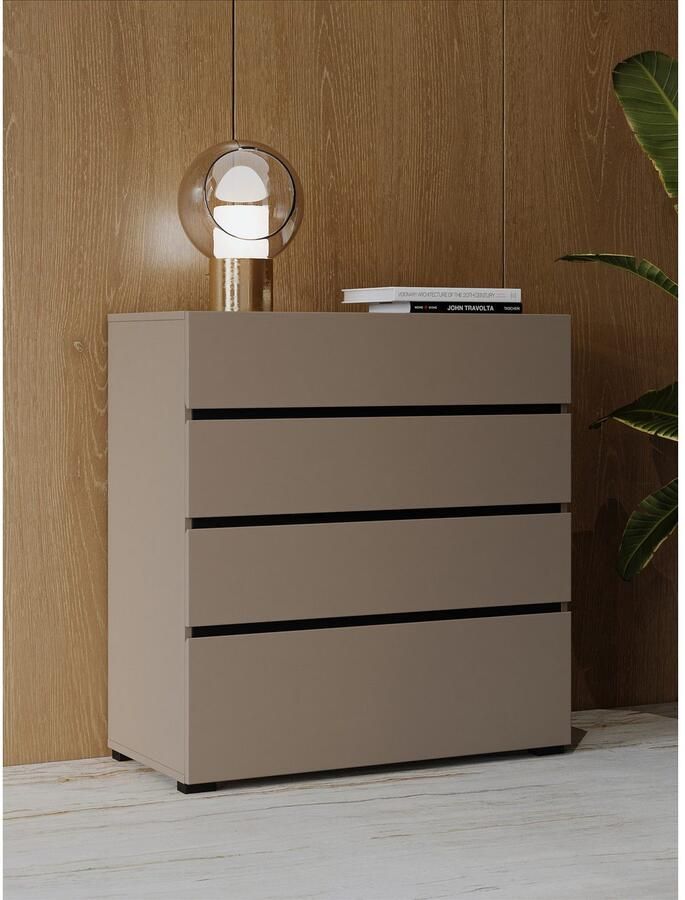 Home affaire Ladekast Cross moderne greeploze commode 80x40x85cm (Bxdxh) - Foto 2