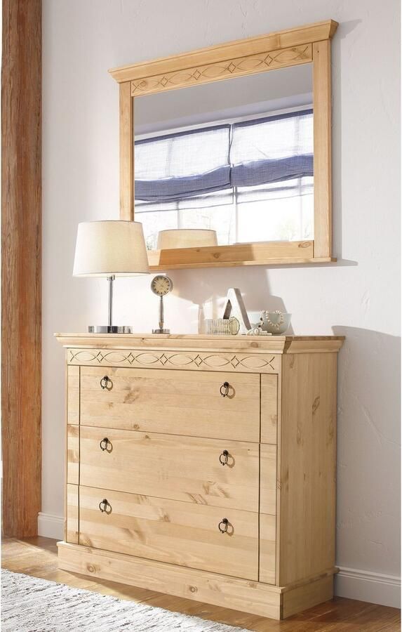 Home affaire Ladekast Indra gemaakt van massief grenen met 3 laden breedte: 100 cm - Foto 9