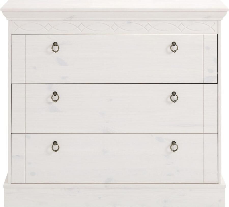 Home affaire Ladekast Indra gemaakt van massief grenen met 3 laden breedte: 100 cm - Foto 6