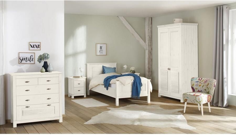 Home affaire Ladekast Rauna van massief grenen met 5 laden breedte 96 cm - Foto 5