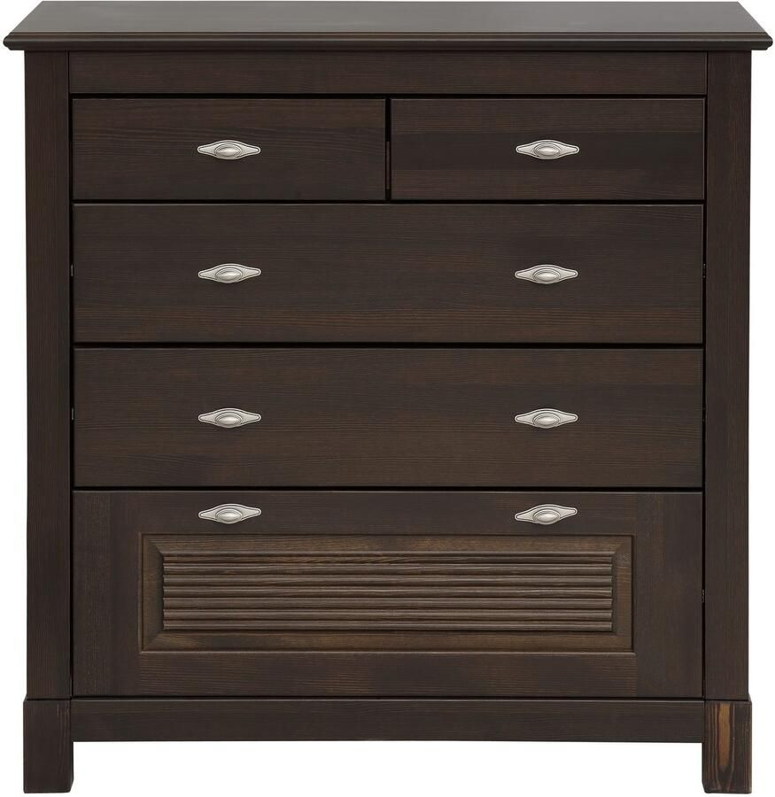 Home affaire Ladekast Rauna van massief grenen met 5 laden breedte 96 cm - Foto 12