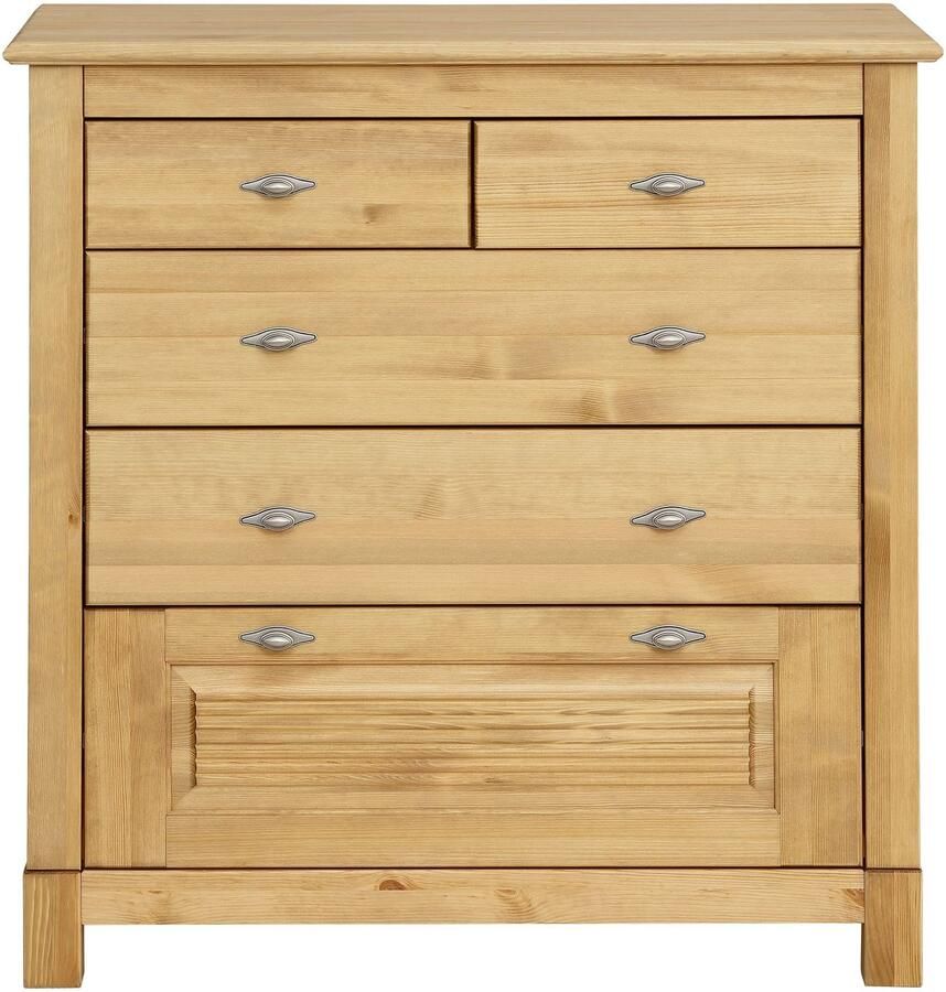 Home affaire Ladekast Rauna van massief grenen met 5 laden breedte 96 cm - Foto 4