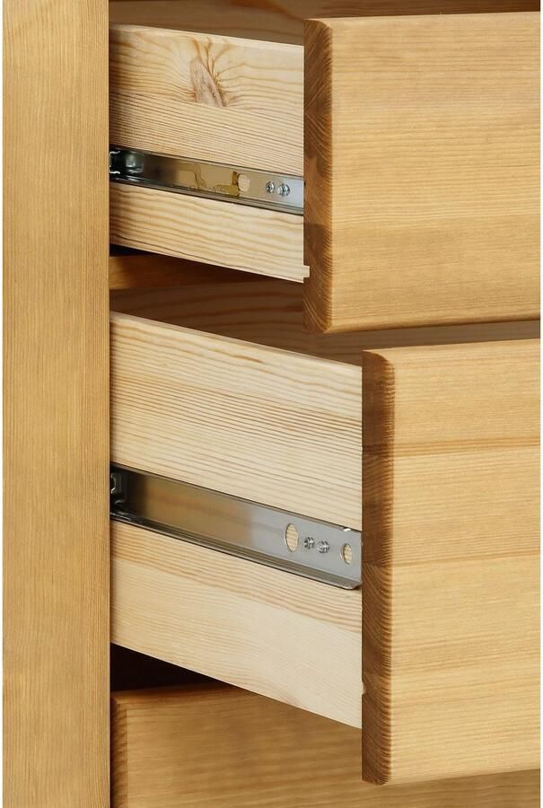 Home affaire Ladekast Rauna van massief grenen met 5 laden breedte 96 cm - Foto 7