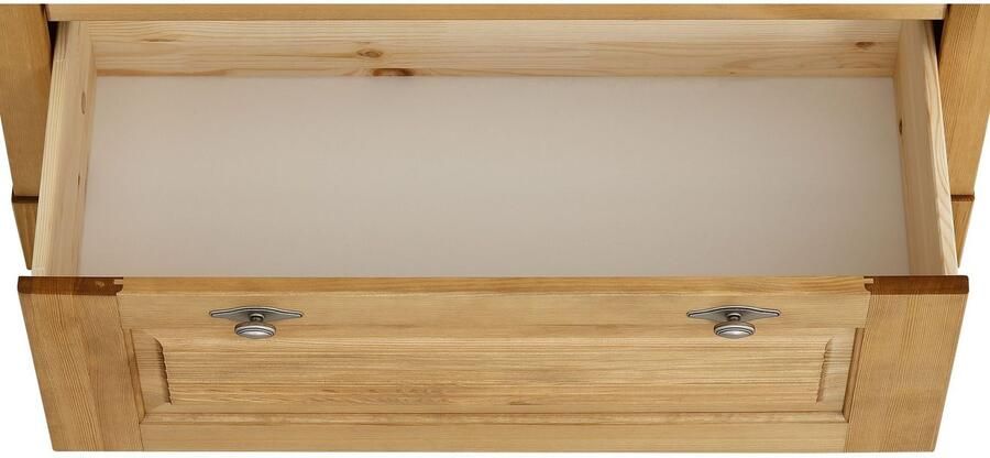 Home affaire Ladekast Rauna van massief grenen met 5 laden breedte 96 cm - Foto 10
