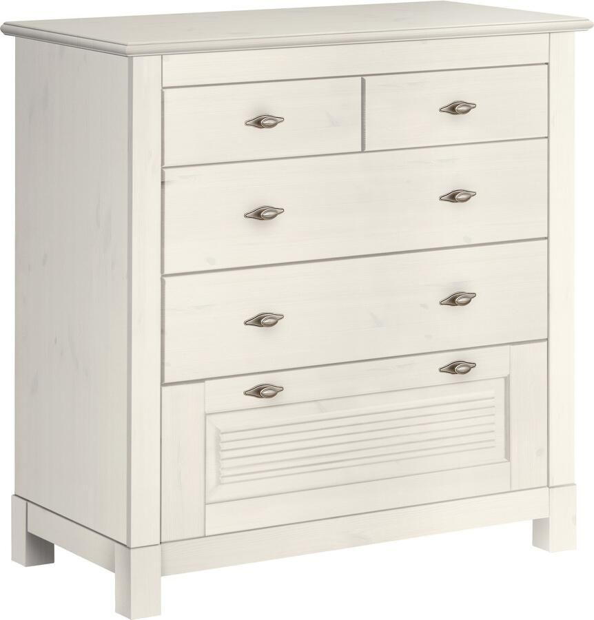 Home affaire Ladekast Rauna van massief grenen met 5 laden breedte 96 cm - Foto 2