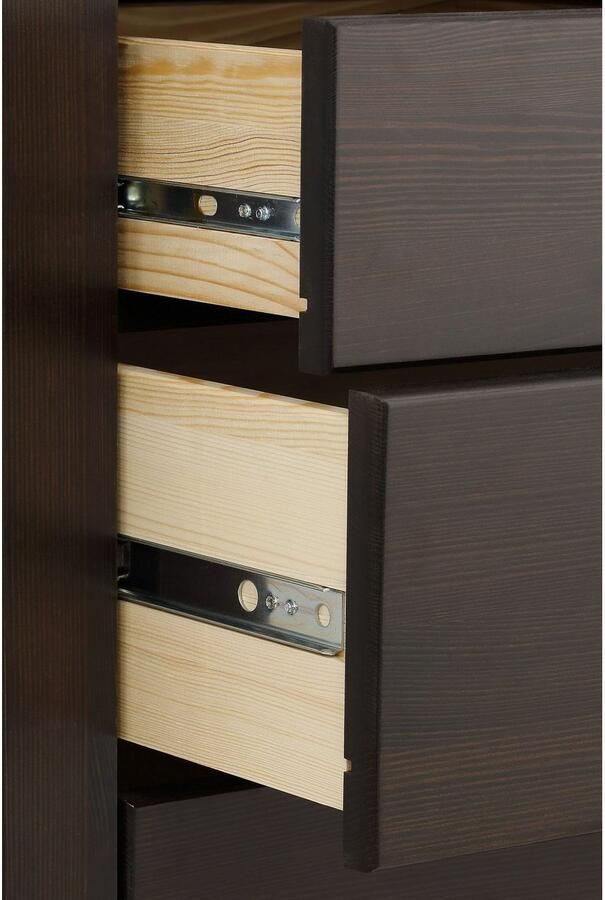 Home affaire Ladekast Rauna van massief grenen met 5 laden breedte 96 cm - Foto 6