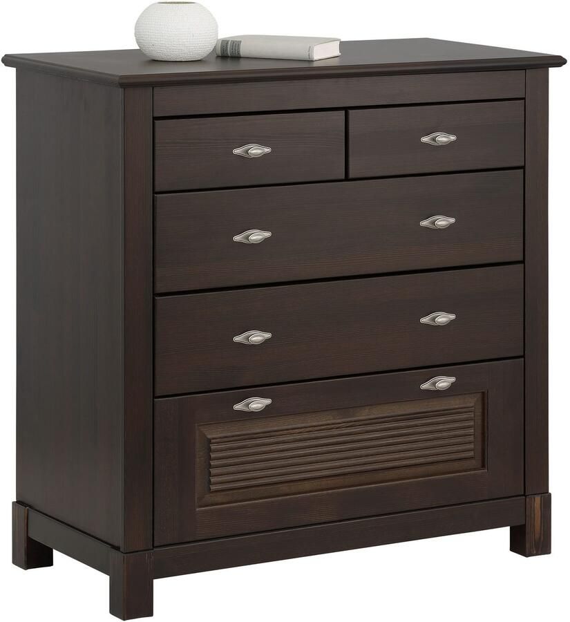 Home affaire Ladekast Rauna van massief grenen met 5 laden breedte 96 cm - Foto 4