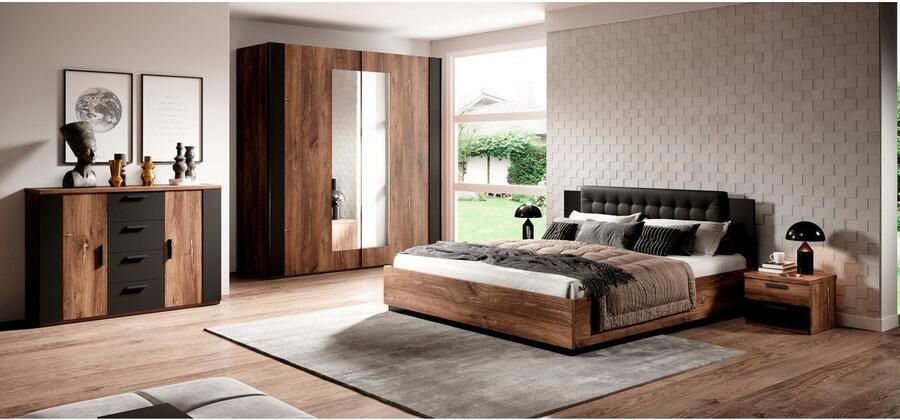 Home affaire Zweefdeurkast Sigma breedte 200 cm moderne kledingkast Made in Europe - Foto 5