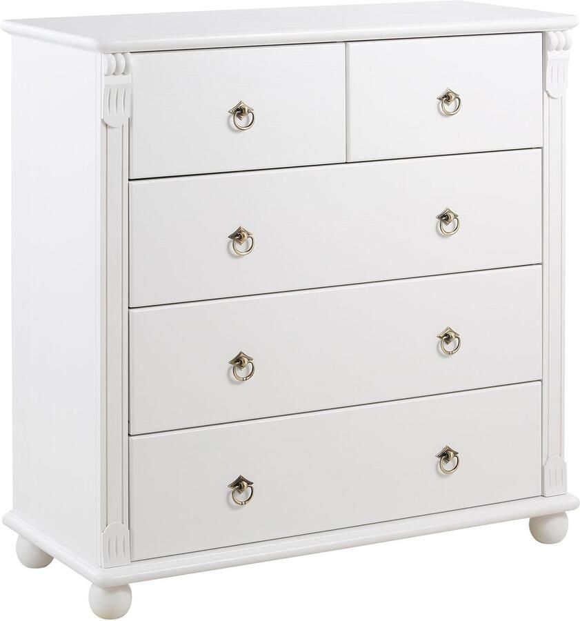 Home affaire Ladekast TESSIN gemaakt van massief fsc-gecertificeerd grenen met 5 lades - Foto 2