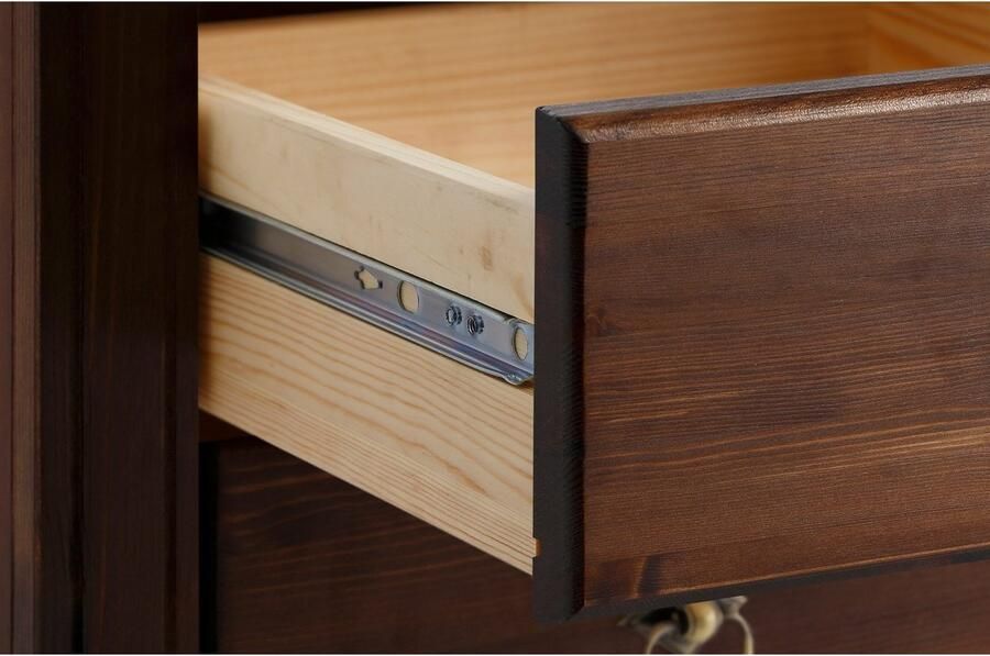 Home affaire Ladekast TESSIN Make-up commode met spiegel van massief dennenhout FSC -gecertificeerd - Foto 6