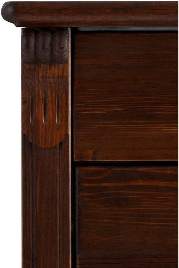 Home affaire Ladekast TESSIN Make-up commode met spiegel van massief dennenhout FSC -gecertificeerd - Foto 4