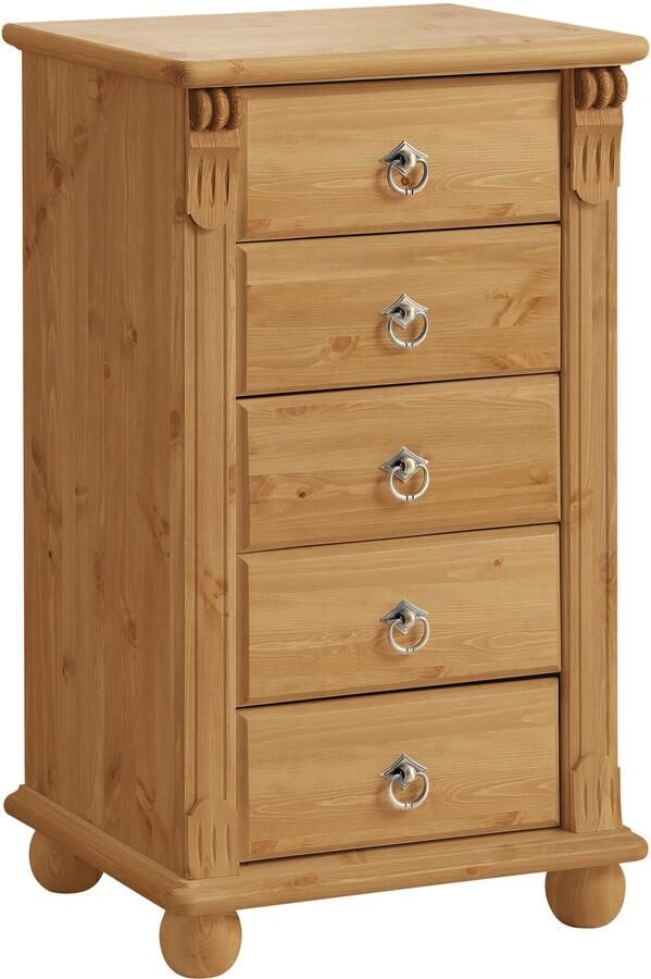 Home affaire Ladekast TESSIN Make-up commode met spiegel van massief dennenhout FSC -gecertificeerd - Foto 10