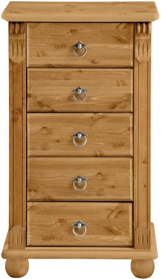 Home affaire Ladekast TESSIN Make-up commode met spiegel van massief dennenhout FSC -gecertificeerd - Foto 8