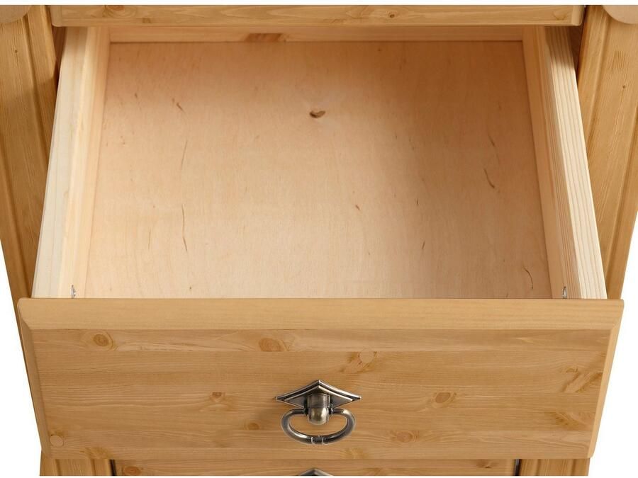 Home affaire Ladekast TESSIN Make-up commode met spiegel van massief dennenhout FSC -gecertificeerd - Foto 3