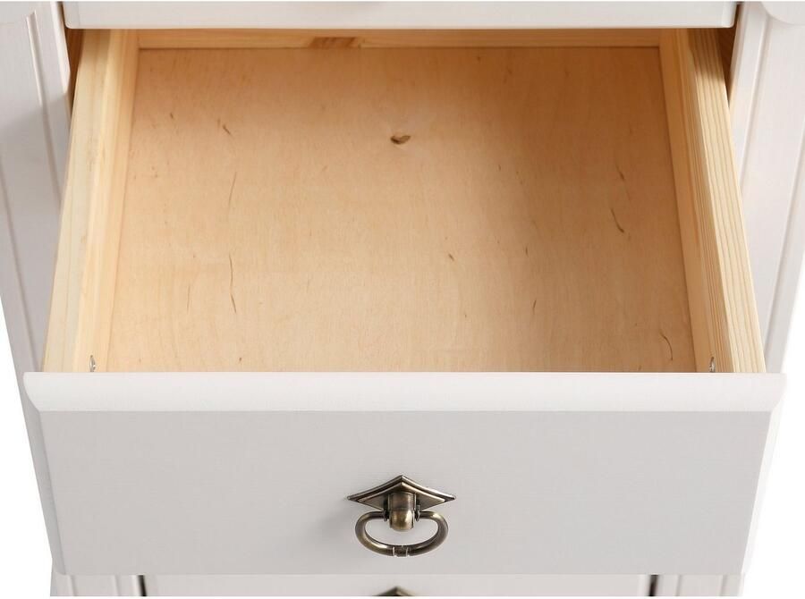 Home affaire Ladekast TESSIN Make-up commode met spiegel van massief dennenhout FSC -gecertificeerd - Foto 3