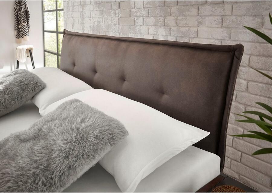 Home affaire 1-persoonsledikant BROOKLYN bed in industriële stijl bedframe bedraam - Foto 3
