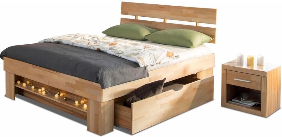 Home affaire Ledikant met bergruimte Triëst van fsc -gecertificeerd massief beukenhout - Foto 4