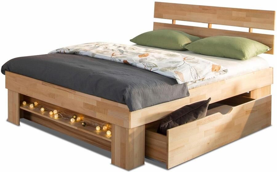 Home affaire Ledikant met bergruimte Triëst van fsc -gecertificeerd massief beukenhout - Foto 2