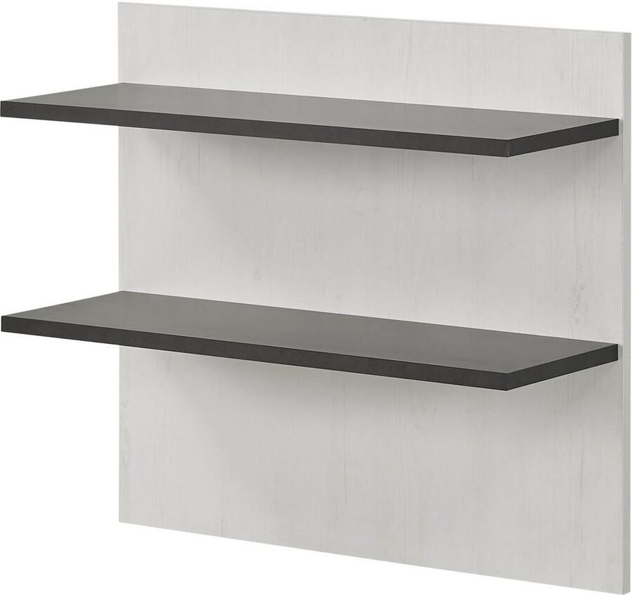 Home affaire Ledikant Sherwood Ligoppervlak 140 x 200 cm wandpaneel met elk 2 legplanken (3-delig) - Foto 2