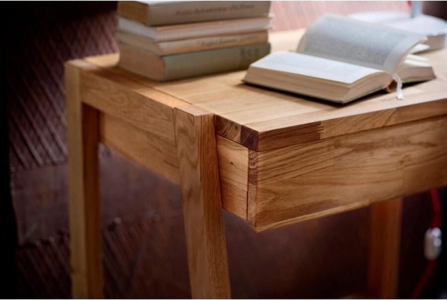 Home affaire Lessenaar Dura van massief wildeikenhout of beuken hoogte 111 cm