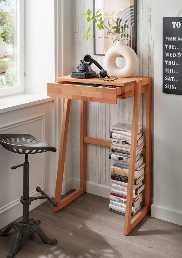 Home affaire Lessenaar Dura van massief wildeikenhout of beuken hoogte 111 cm - Foto 2