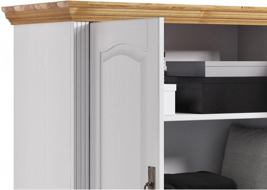 Home affaire Linnenkast Konrad van massief grenen met veel bergruimte - Foto 2