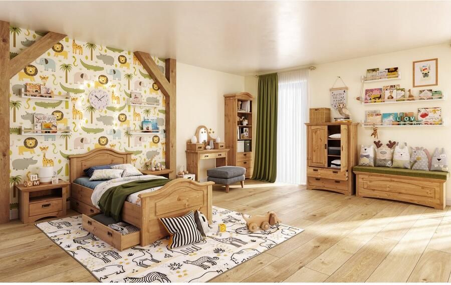 Home affaire Slaapkamerbankje Konrad van massief fsc -gecertificeerd grenen - Foto 4