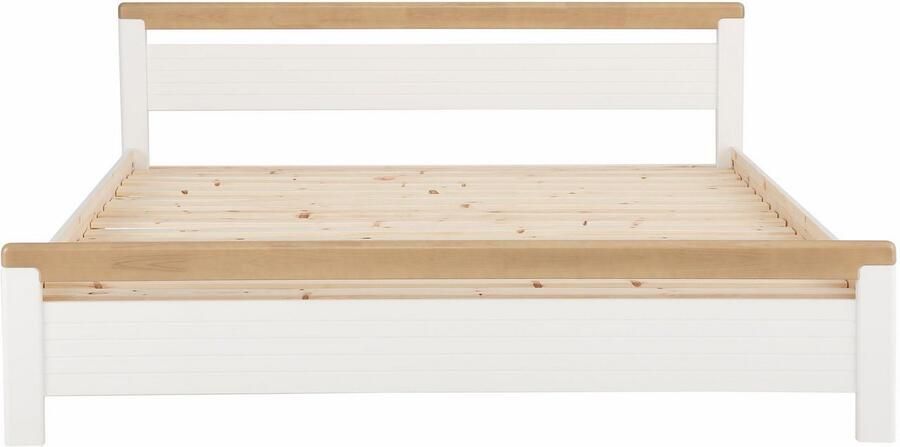 Home affaire Massief houten ledikant "CAPRE" in Scandinavische landhuisstijl in verschillende breedtes verkrijgbaar gecertificeerd massief hout latten look - Foto 7