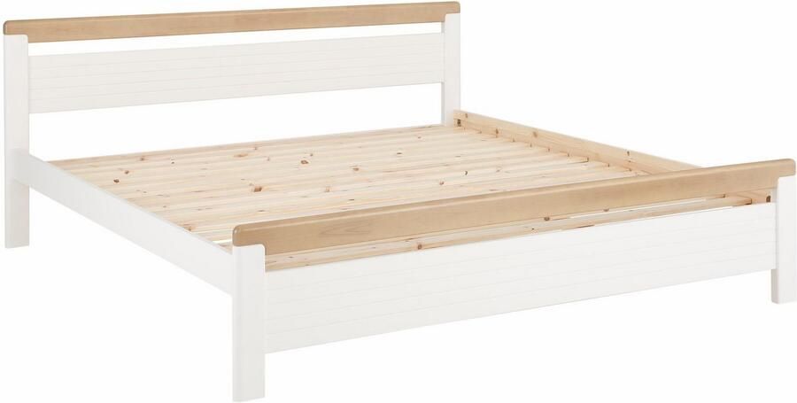 Home affaire Massief houten ledikant "CAPRE" in Scandinavische landhuisstijl in verschillende breedtes verkrijgbaar gecertificeerd massief hout latten look - Foto 6