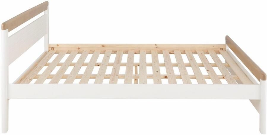 Home affaire Massief houten ledikant "CAPRE" in Scandinavische landhuisstijl in verschillende breedtes verkrijgbaar gecertificeerd massief hout latten look - Foto 5