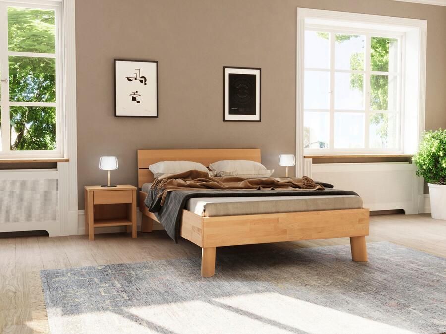 Home affaire Massief houten ledikant Chavot I keuze uit kernbeuken of wilde eik verkrijgbaar - Foto 3