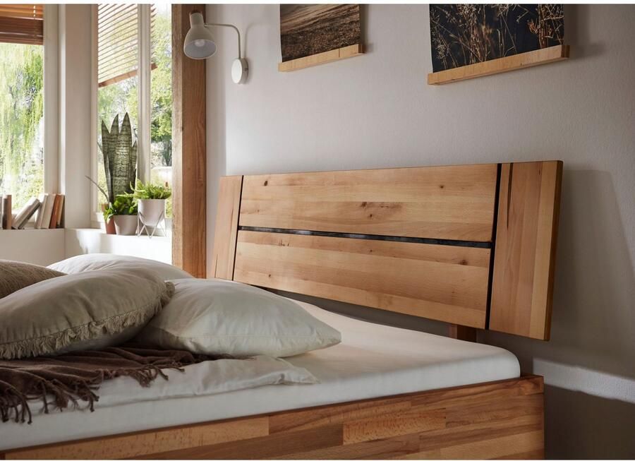 Home affaire Massief houten ledikant Chavot II keuze uit kernbeuken of wilde eik verkrijgbaar - Foto 2