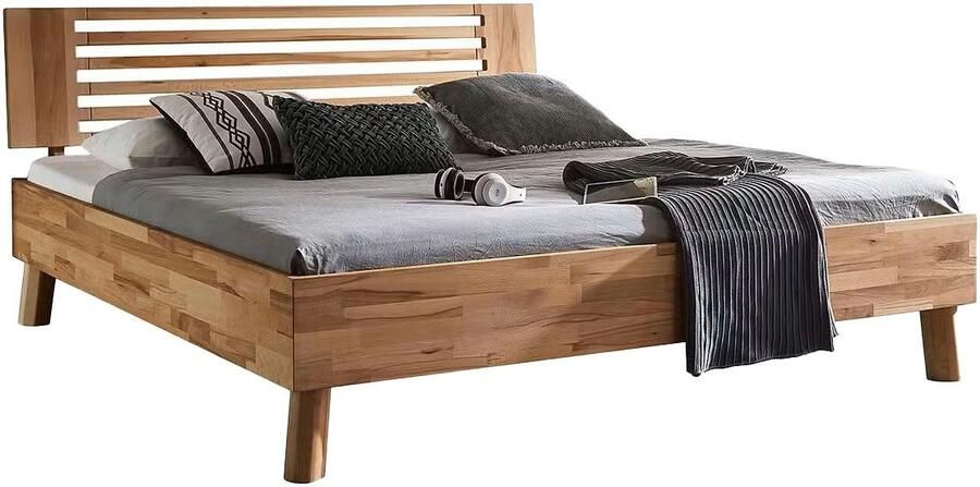 Home affaire Massief houten ledikant Chavot III keuze uit kernbeuken of wilde eik verkrijgbaar - Foto 3