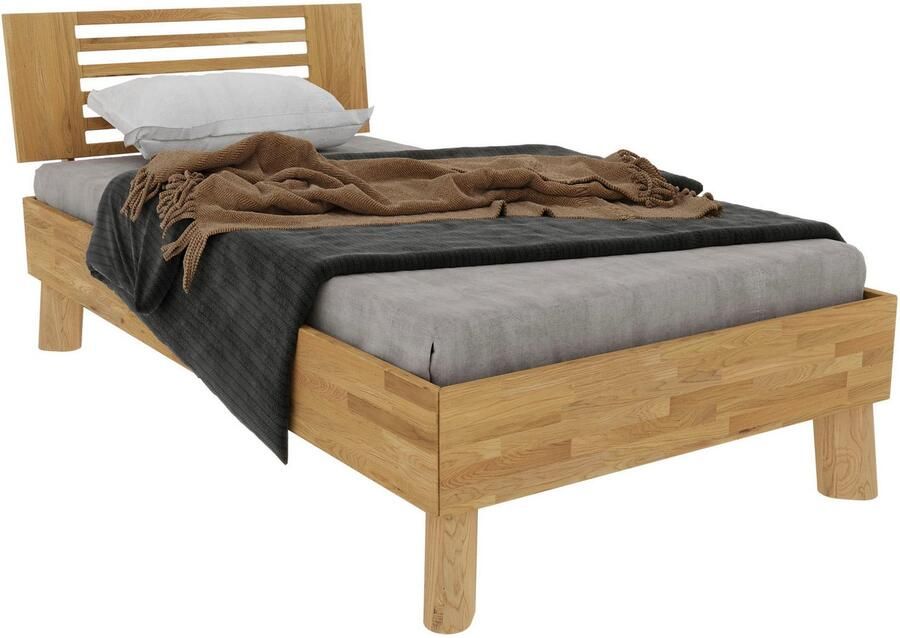 Home affaire Massief houten ledikant Chavot III keuze uit kernbeuken of wilde eik verkrijgbaar - Foto 3