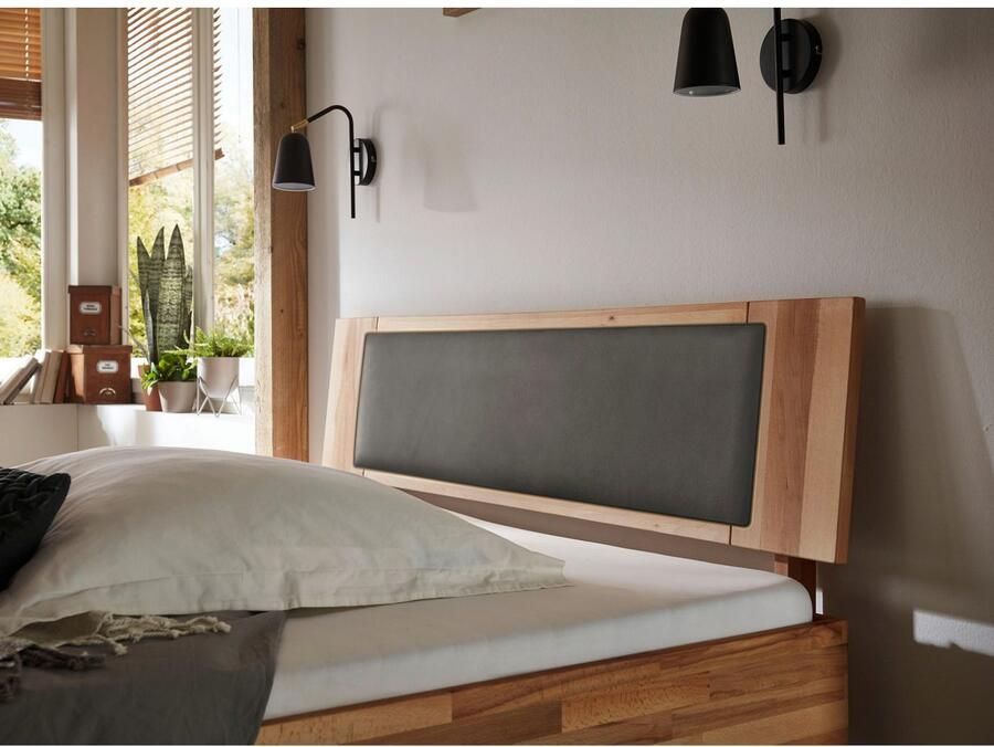 Home affaire Massief houten ledikant Chavot IV inclusief gepolsterde hoofdeinde keuze uit kernbeuken of wilde eik verkrijgbaar - Foto 3