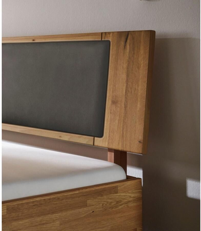 Home affaire Massief houten ledikant Chavot IV inclusief gepolsterde hoofdeinde keuze uit kernbeuken of wilde eik verkrijgbaar - Foto 3