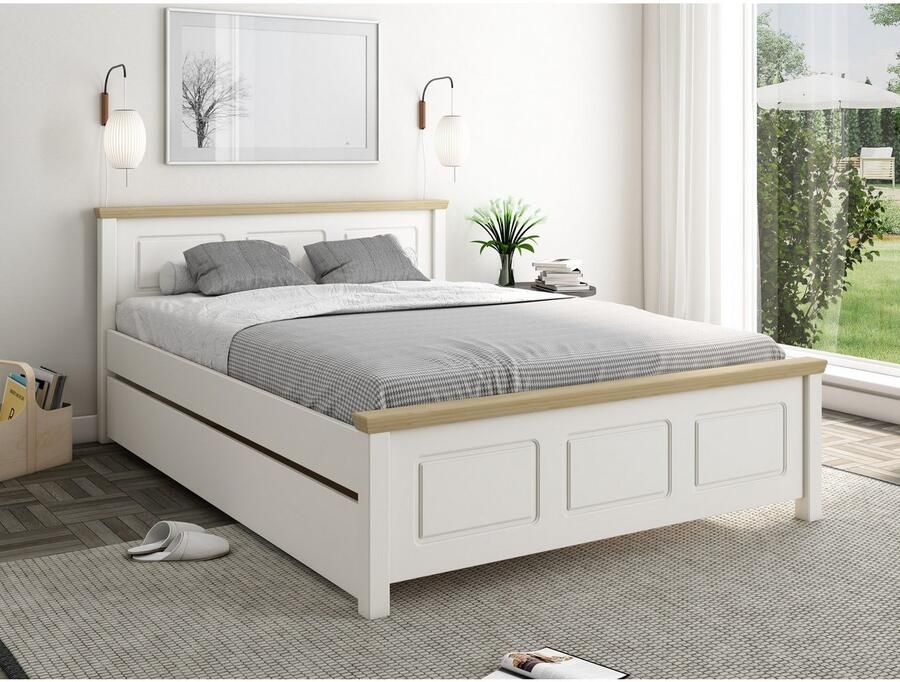 Home affaire Massief houten ledikant ERIK Made in Europe optioneel met lade massief hout den