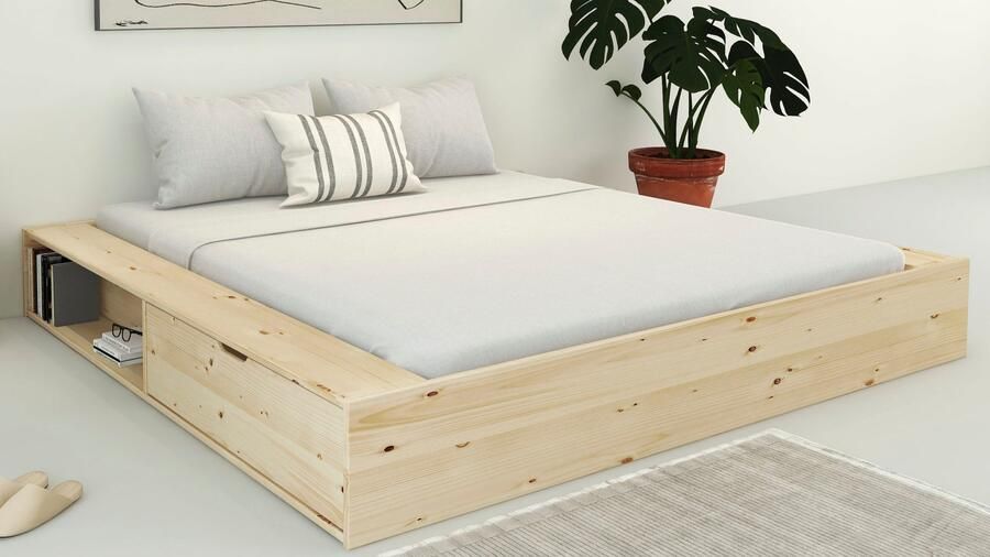 Home affaire Massief houten ledikant Erno OTTOs keuze BESTSELLER opbergbank futonbed 275KG belastbaar - Foto 13